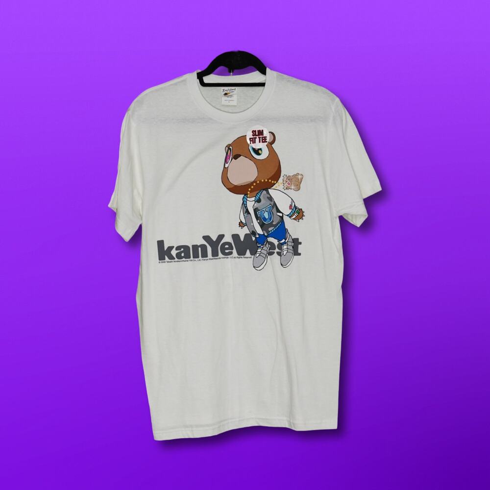 Vintage 2007 Kanye West Glow in the Dark Tour Shirt L - Picture 5 of 10